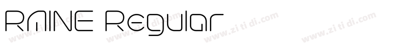 RAINE Regular字体转换 RAINE Regular字体转换